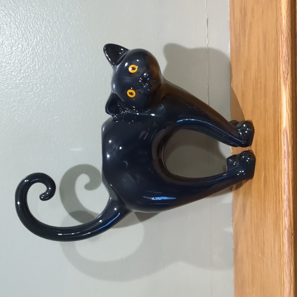 Yankee Candle Black Cat Tea light Holder NWOT
